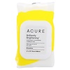 Acure, Сверкающие, кокосовые очищающие салфетки, 30 шт.
