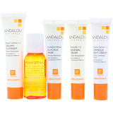Andalou Naturals, начальный комплект, набор омолаживающих средств для ухода за кожей из 5 предметов - iHerb