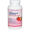 American Health, Chewable Acidophilus And Bifidum, Natural Strawberry Flavor, 100 Wafers