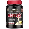 ALLMAX Nutrition, Isoflex, 100%-ный ультрачистый изолят сывороточного белка (ИБС с фильтрацией заряженными ионными частицами), ваниль, 2 фунта (907 г)
