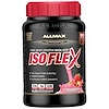 ALLMAX Nutrition, Isoflex, 100% ультрачистый изолят сывороточного протеина (WPI - Технология ионной фильтрации), клубника, 2 фунта (907 г)