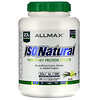 ALLMAX Nutrition, IsoNatural, 100% сверхчистый изолят натурального сывороточного белка (WPI90), ваниль, 5 фунтов (2,27 кг)