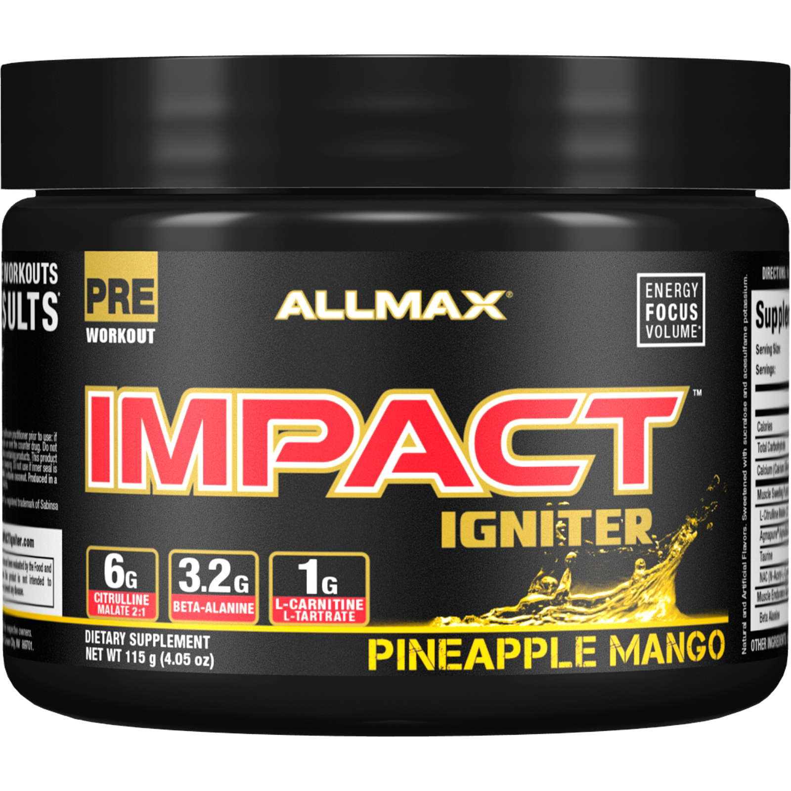 15 Minute Allmax hvol pre workout for push your ABS
