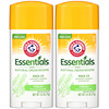 Arm & Hammer, Дезодорант Essentials с натуральными дезодорирующими компонентами, свежий розмарин и лаванда, 2 шт. в упаковке, 71 г (2,5 унции) каждая