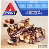 Atkins, Chocolate Hazelnut Bar, 5 Bars, 1.41 oz (40 g) Each