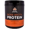Dr. Axe / Ancient Nutrition, Bone Broth Protein, со вкусом шоколада, 504 г (17,8 унции)