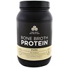 Dr. Axe / Ancient Nutrition, Bone Broth Protein, чистый белок, 890 г (1,96 фунта)