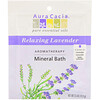 Aura Cacia, Aromatherapy Mineral Bath, расслабляющая лаванда, 70,9 г (2,5 унций)