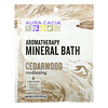 Aura Cacia, Ароматерапевтическое средство для ванны с минералами, медитативный кедр, 2,5 унций (70,9 г)