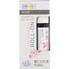 Aura Cacia, Смесь эфирного масла, смягчающий кожу роликовый аппликатор, роза, 0,31 жидкие унции (9,2 мл)