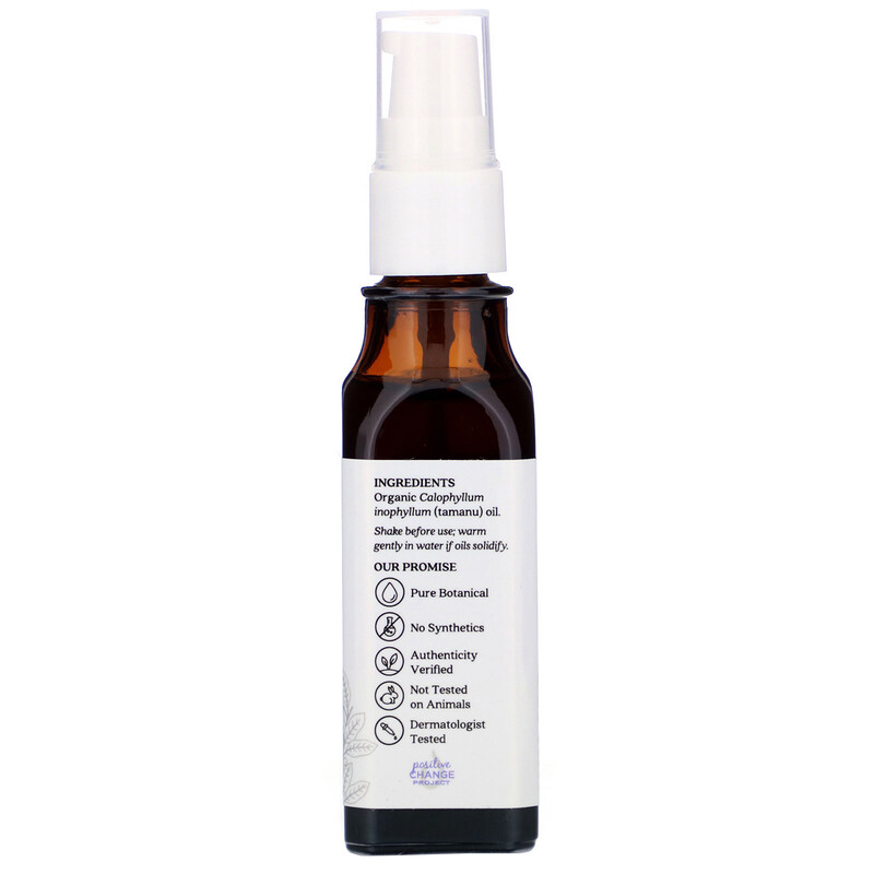 Aura Cacia, Органическое масло таману, питательное, 30 мл (1 жидкая ...