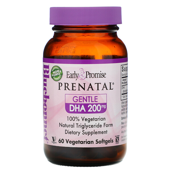 Nutrition, Early Promise Prenatal, Gentle DHA, 200 mg, 60