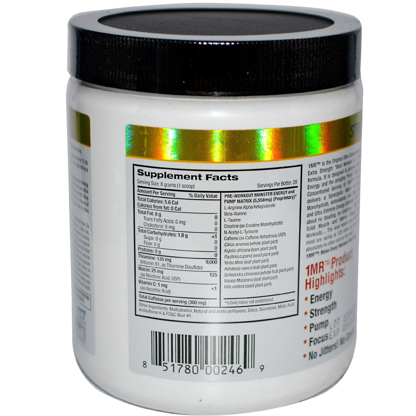 BPI Sports, 1.M.R, Ultra Concentrated PreWorkout Powder