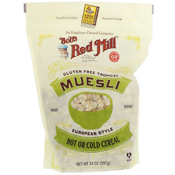 Bob's Red Mill, Muesli, Tropical, Gluten Free, 14 oz (397 g) iHerb