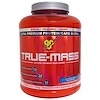 BSN, True Mass, белково-углеводная матрица ультра-премиум со вкусом ванильного мороженого, 2,64 кг (5,82 фунта)