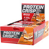 BSN, Protein Crisp, хрустящий батончик с карамелью и шоколадом, 12 батончиков по 58 г (2,05 унции)