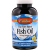 Carlson Labs, Рыбий жир с натуральным лимонным вкусом «The Very Finest Fish Oil», 700 мг, 240 мягких желатиновых капсул