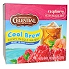 Celestial Seasonings, Черный холодный чай, малина, 40 пакетиков, 3,6 унции (102 г)