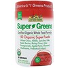 Country Farms, Super Greens, сертифицированная органическая формула из цельных продуктов, вкусный ягодный аромат, 10,6 унц. (300 г)