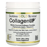California Gold Nutrition, CollagenUP, морской гидролизованный коллаген, гиалуроновая кислота и витамин C, без вкусовых добавок, 464 г (16,36 унции) - iHerbcheckoutarrow