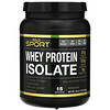 California Gold Nutrition, SPORT, изолят сывороточного протеина с нейтральным вкусом, 90% легкоусвояемый протеин быстрого всасывания, молочные продукты класса A от одного поставщика из штата Висконсин, США, 1 фунт, 454 г (16 унций)