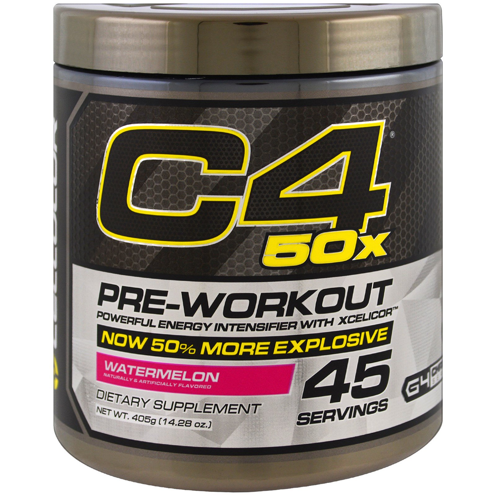 Cellucor, C4 50 X PreWorkout,Watermelon, 14.28 oz (405 g