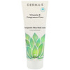 Derma E, Интенсивный терапевтический лосьон для тела с маслом ши и витамином Е, без отдушек, 8 ж. унц. (227 мл)