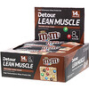 Detour, Батончик для прироста сухой мышечной массы, кранч с шоколадом и M&M's, 12 батончиков, 55 г каждый