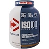 Dymatize Nutrition, ISO 100 гидролизованный, 100% изолят сывороточного протеина, шоколадно-арахисовая паста, 5 фунтов (2.3 кг)