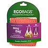 ECOBAGS, Авоська, длина ручек 25 см, цвет — розовый коралл, 1 шт.