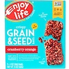 Enjoy Life Foods, Хрустящие батончики с семенами и злаками, морковь и апельсин, 5 баточников, 1 унц. (28 г) каждый