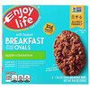 Enjoy Life Foods, Овальные мягкие печенья с фруктами и овсянкой, яблоко и корица, 5 штук, 50 г (1,76 унции) каждое