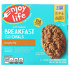 Enjoy Life Foods, Овальные мягкие печенья с фруктами и овсянкой, клен и инжир, 5 штук, 50 г (1,76 унции) каждое