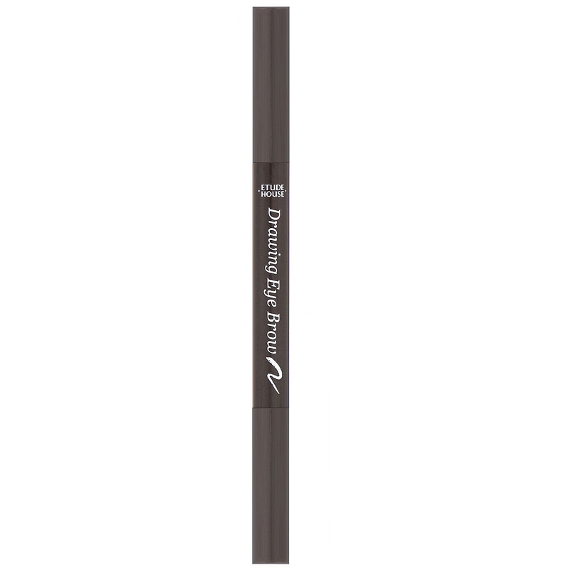 Etude House, Drawing Eye Brow, № 01 темнокоричневый, 1 карандаш iHerb