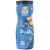 Gerber, Снек Puffs с хлопьями, для младенцев, умеющих ползать (в возрасте от 8 месяцев), со вкусом персика, 42 г (1,48 унции)