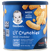 Gerber, Lil' Crunchies, кукурузные палочки для малышей, умеющих ползать (от 8 месяцев), со вкусом сыра чеддер, 42 г (1,48 унций)