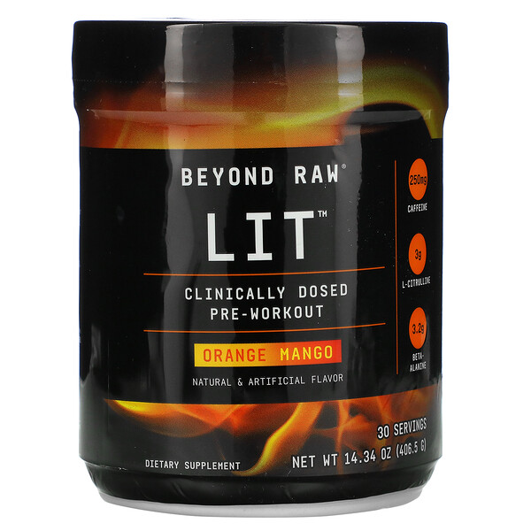 30 Minute Beyond Raw Pre Workout for Build Muscle