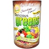 Greens World, Вкусная зелень 8000, шоколадный вкус, 10,6 унций (300 г) в виде порошка