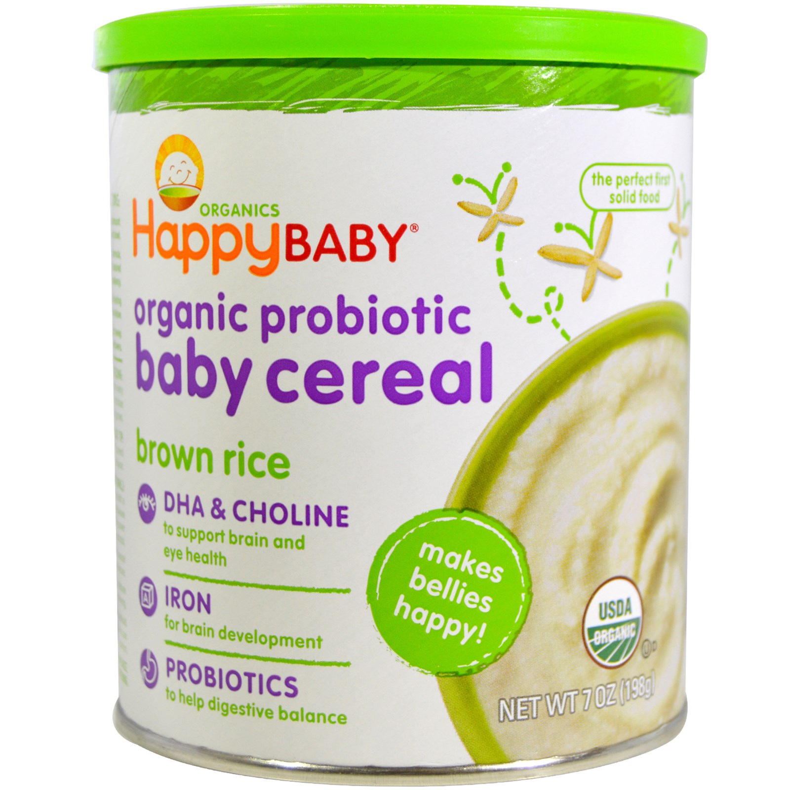 happy baby organic probiotic cereal