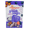 Happy Family Organics, Organic Greek Yogis, с голубикой и фиолетовой морковью, 28 г (1 унция)
