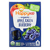 Happy Family Organics, Happy Kid, Organic Apple, Kale, & Blueberry, 4 Pouches, 3.17 oz (90 g) Each