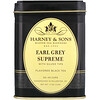 Harney & Sons, Черный чай Earl Grey Supreme с серебристыми верхушечными почками, 4 унции
