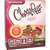 HealthSmart Foods, Батончики ЧокоРайт, красный бархатный торт, 5 батончиков, по 5,6 унции (32 г) каждый