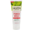 Jason Natural, Power Smile, отбеливающая паста, мощная перечная мята, 85 г (3 унции)