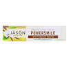Jason Natural, Powersmile, отбеливающая зубная паста от зубного налета, со вкусом ванили и мяты, 170 г (6 унций)