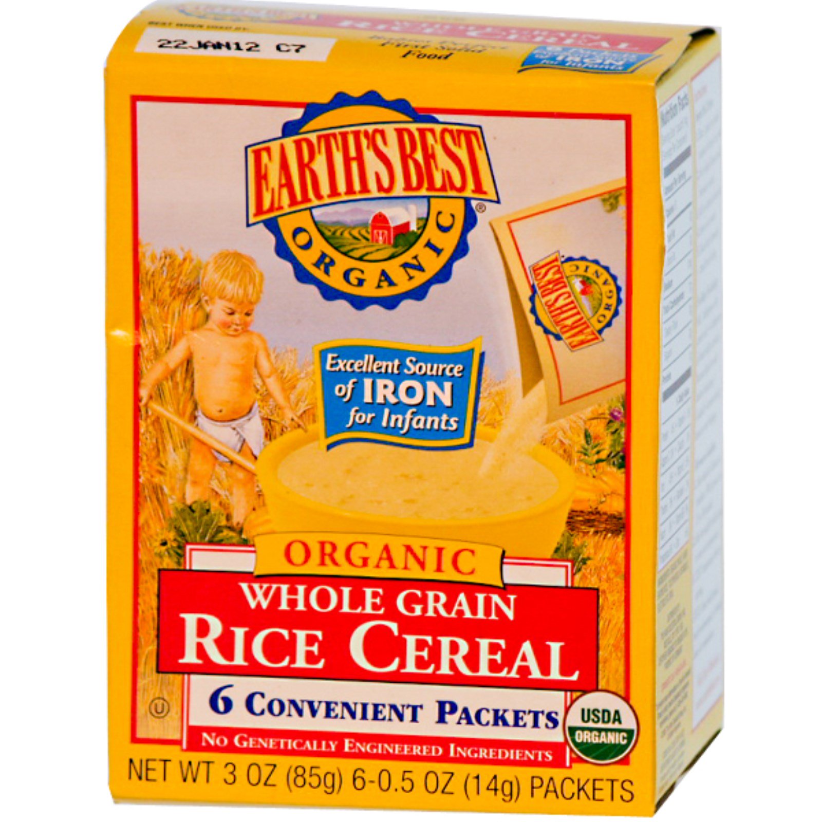 organic whole grain rice cereal