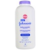 Johnson & Johnson, Детская присыпка, успокаивающая лаванда, 425 г (15 унций)