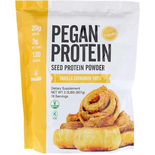 Julian Bakery, Белок пекана, семенной порошковый белок, смесь ванили и корицы, 907 г (Discontinued Item)