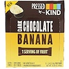 KIND Bars, Pressed by KIND, Темный шоколад и банан, 12 фруктовых батончиков, 1,35 унц. (38 г) каждый