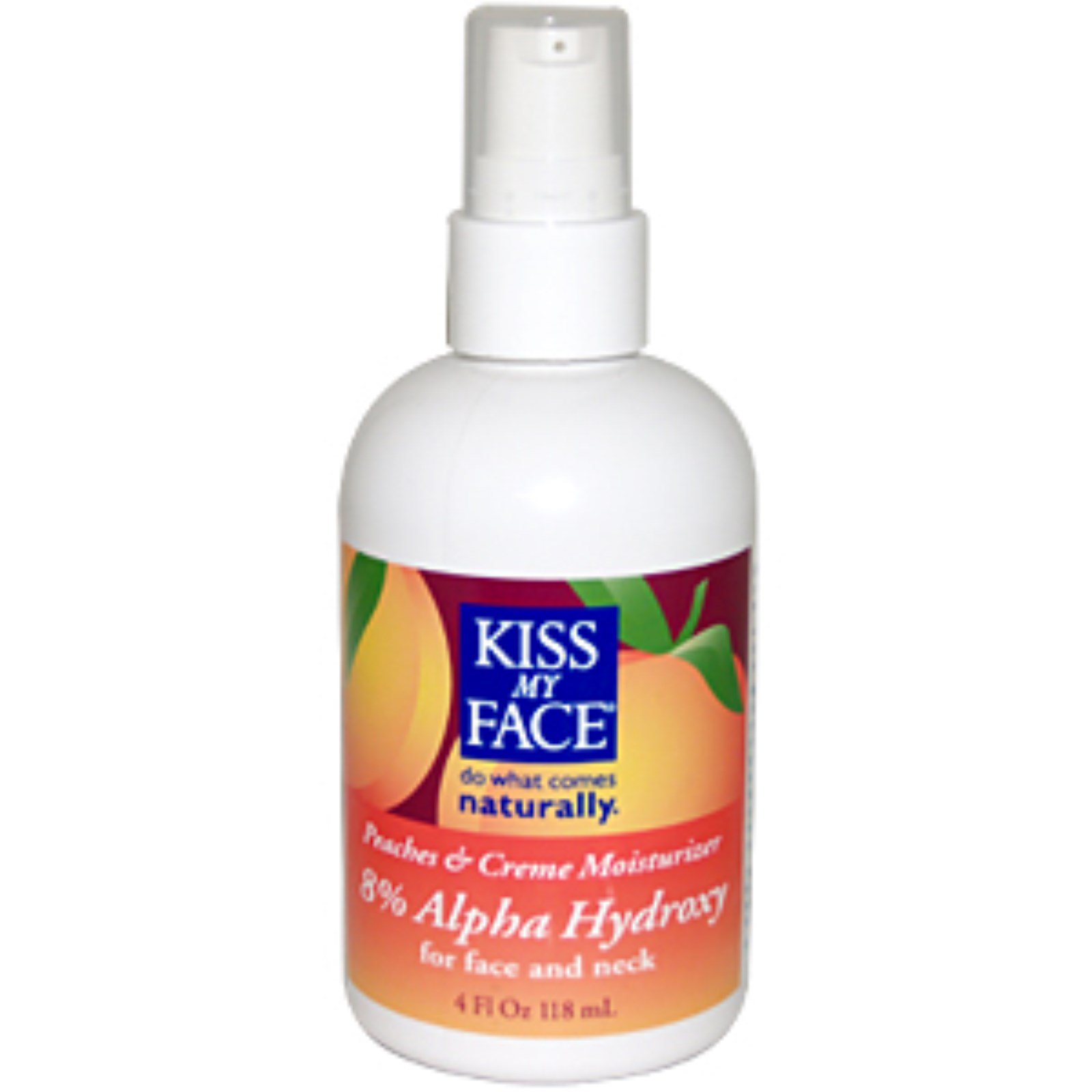 Kiss My Face, Peaches & Creme Moisturizer, 4 fl oz (118 ml) - iHerb